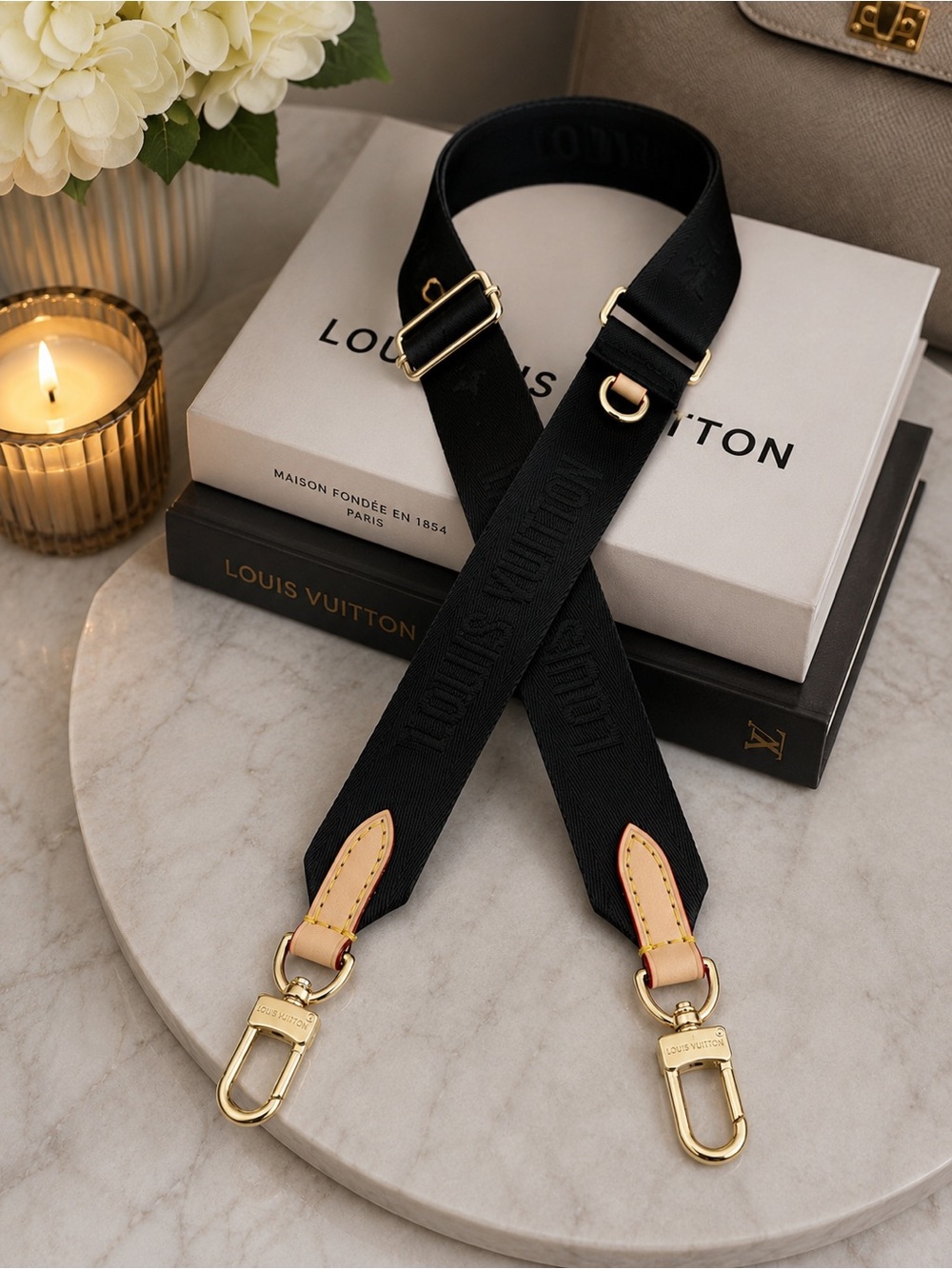 Black Adjustable Bag Strap – New